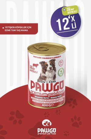 Avantaj Serisi | Biftekli | Yetişkin | Pate | Köpek Yaş Mama | 400g X 12